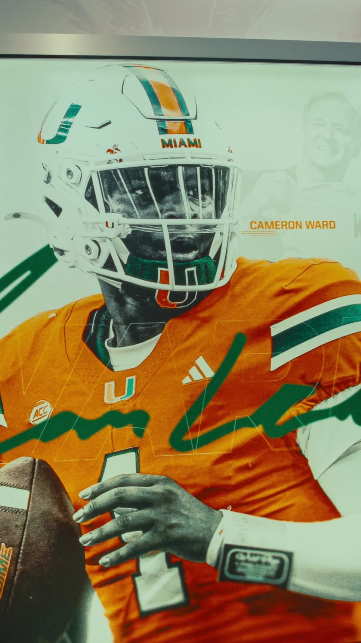 Cam Ward Spotlight cover frame