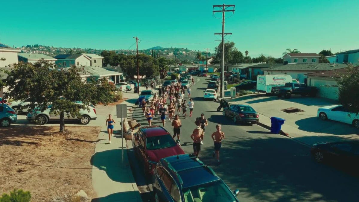 Run Club in the Sky cover frame